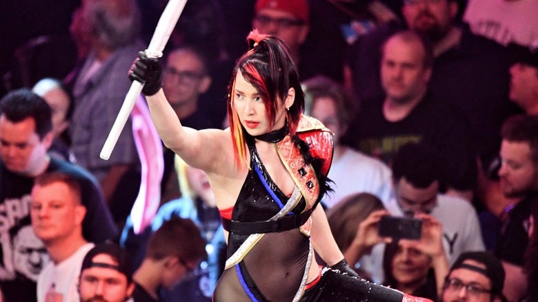 Hikaru Shida, looking absolutely awesome