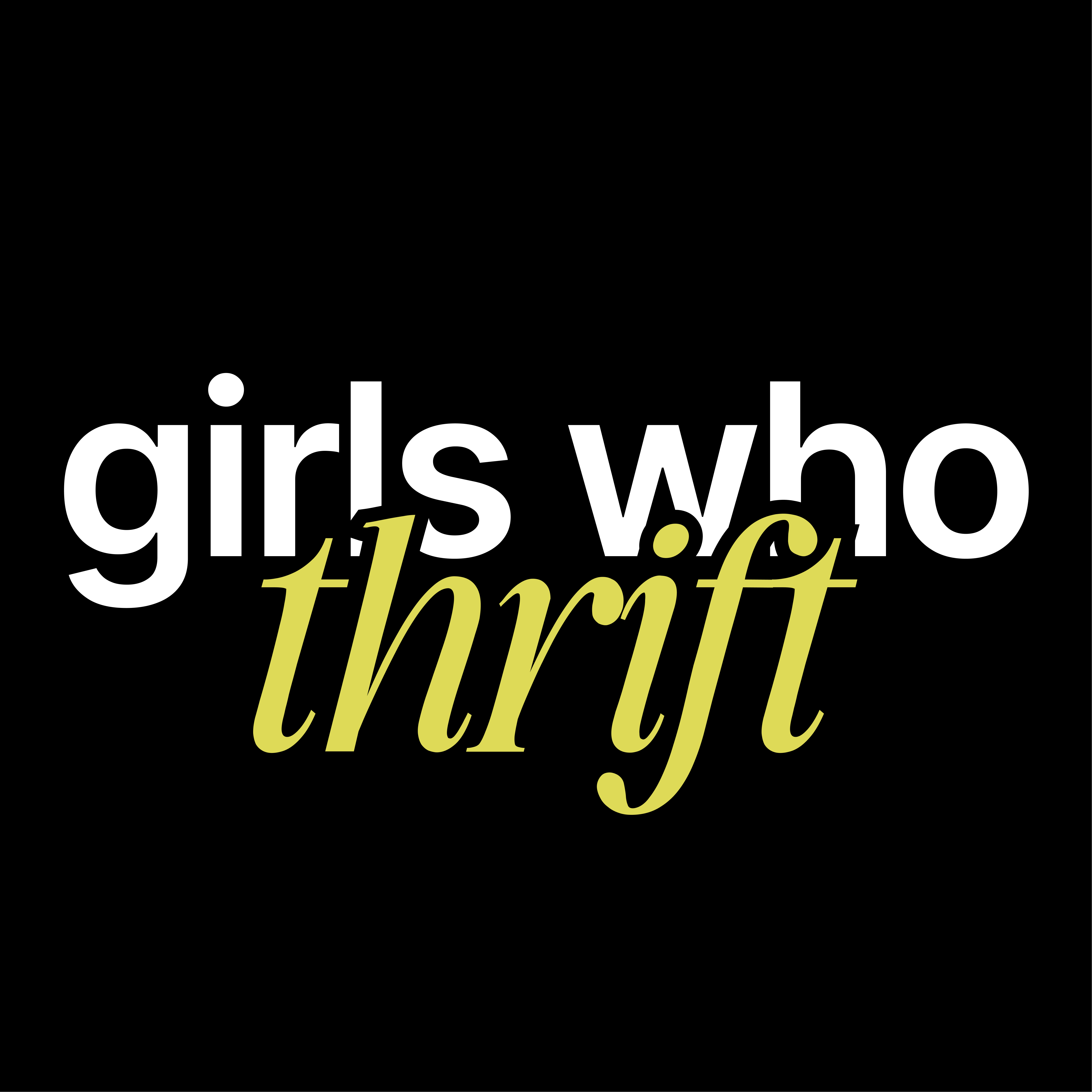 Girls Who Thrift