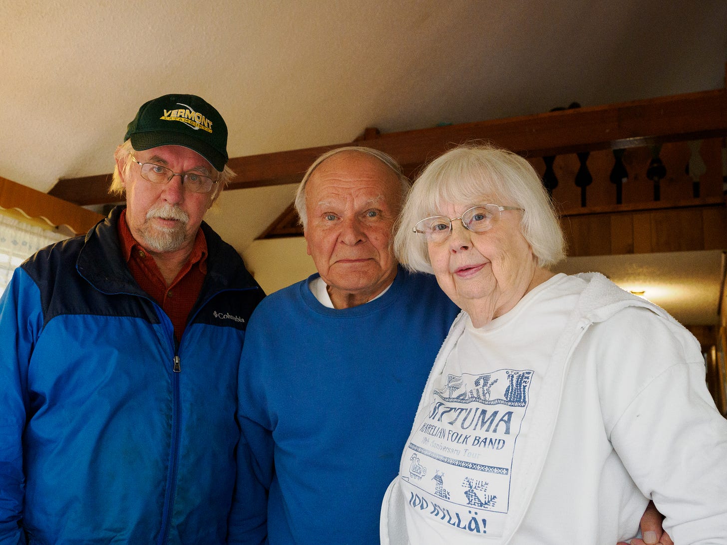Carl, Winslow and Nancy Paajanen