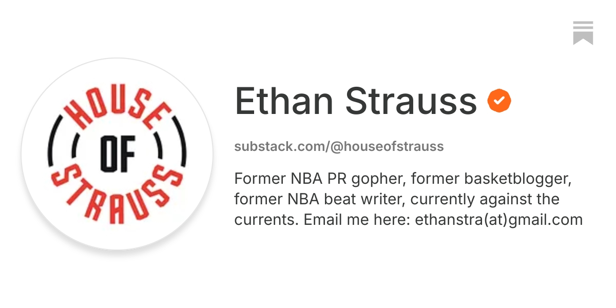 Ethan Strauss | Substack