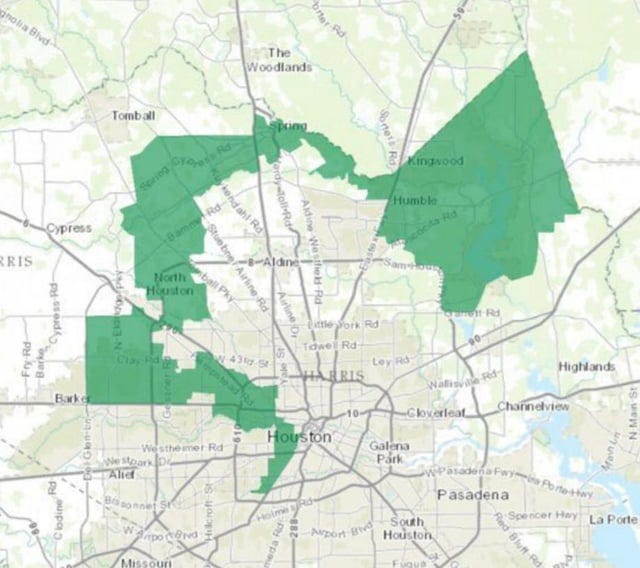 r/texas - District 2 Rep ... Is this gerrymandering ?