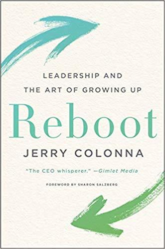 This image features the cover of Reboot by Jerry Colonna, a book about emotional growth and leadership for startup founders. This image features the cover of Reboot by Jerry Colonna, a book about emotional growth and leadership for startup founders.