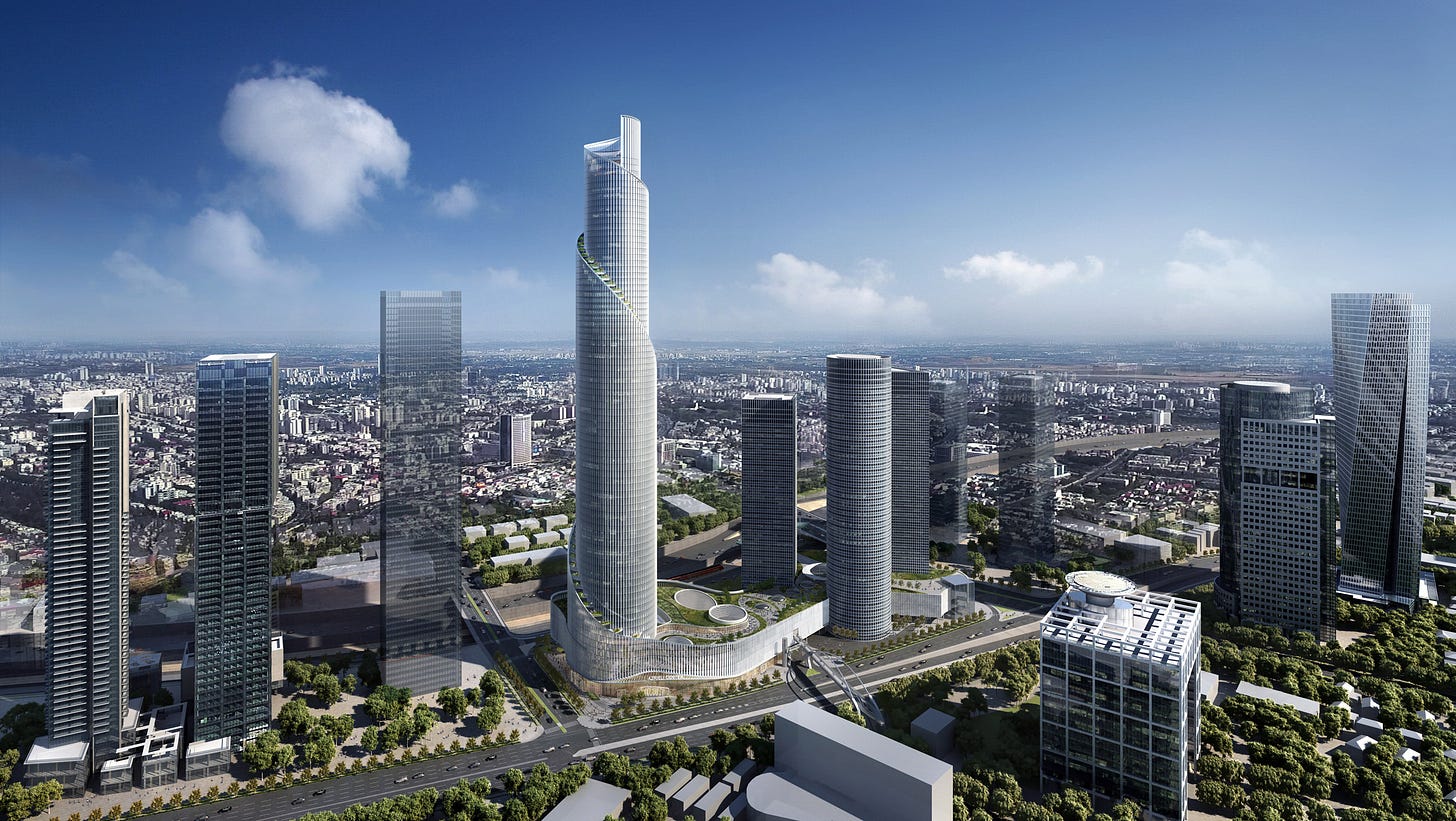 KPF unveils scrolling supertall Tel Aviv skyscraper that will be Israel's tallest building