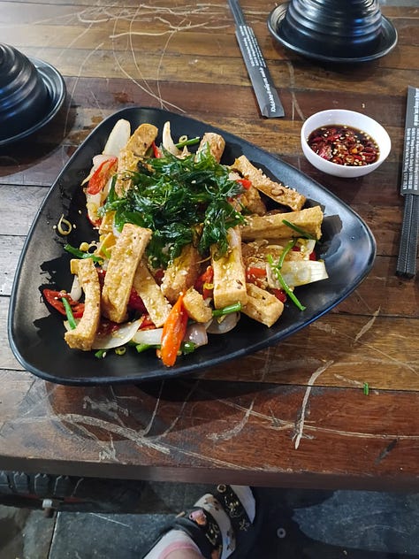 photos of vegan food in da nang, vietnam