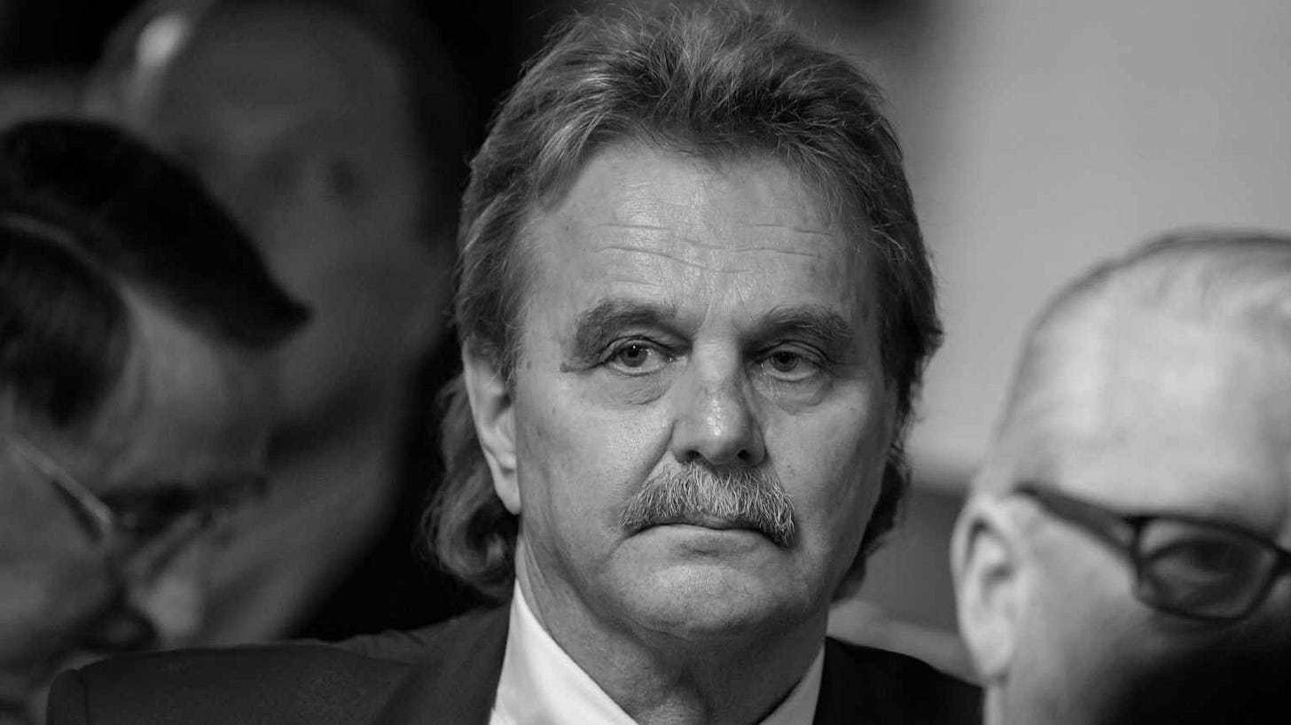 Black and white photo of Pentti Matikainen.