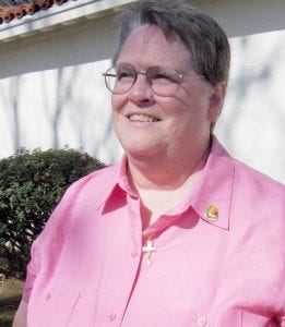 Sr. Marsha Moon, RSC. Principal of St. Anthony School in Zuni.