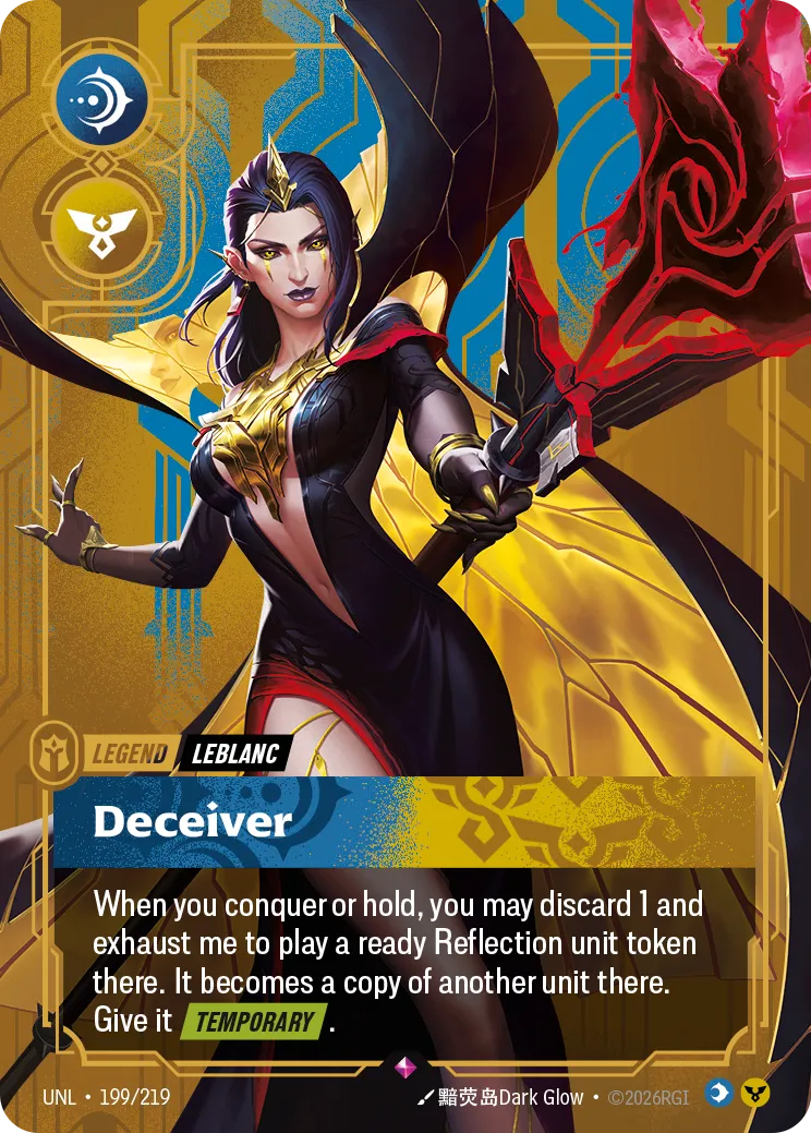 LeBlanc - Deceiver Deck - Riftbound Meta - Riftbound TCG