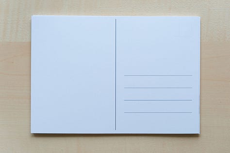 A closer inspection of the postcards