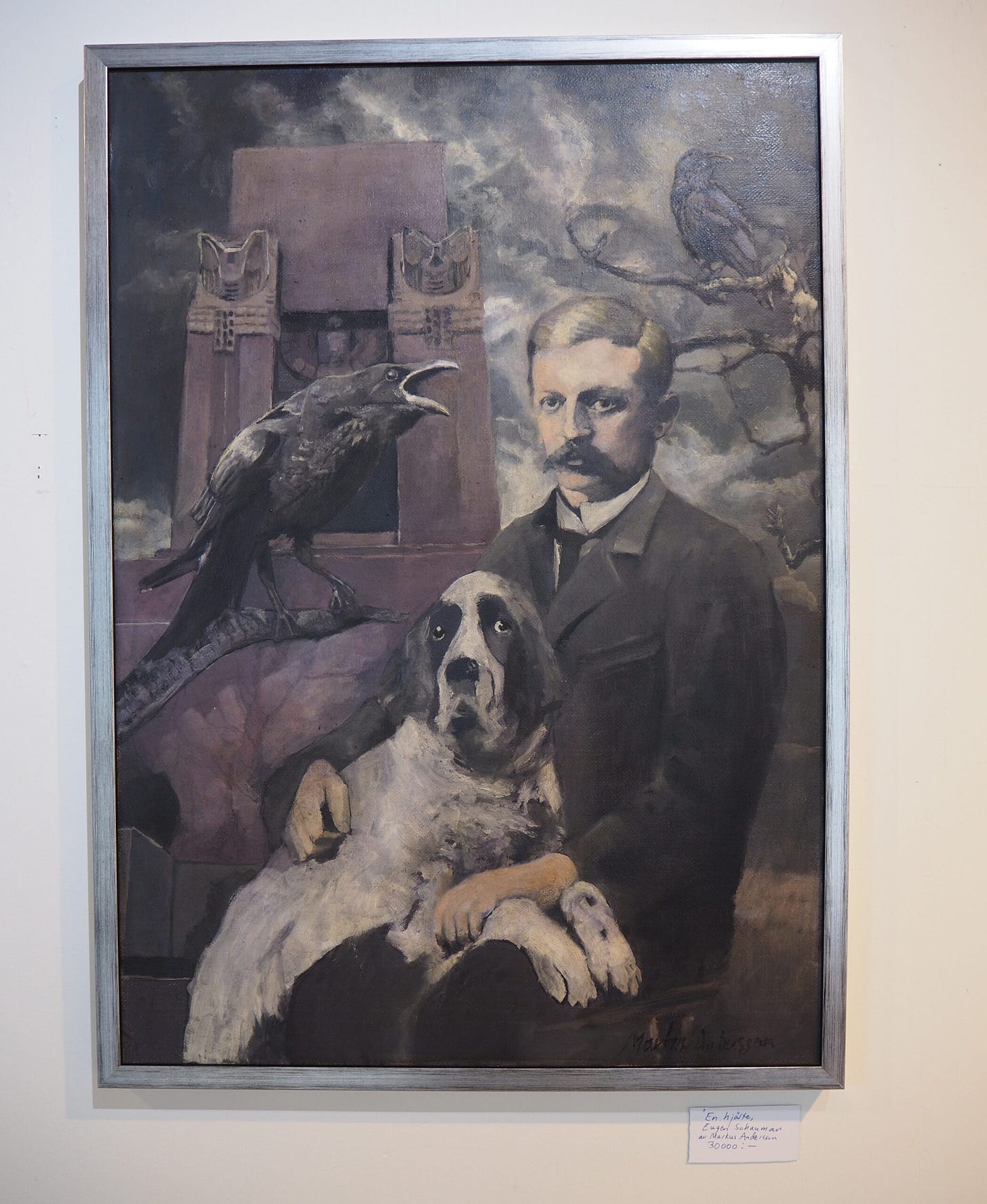 En hjälte - Eugen Schauman” (A hero - Eugen Schauman) oil on canvas, 2022. 60x90 cm En hjälte - Eugen Schauman” (A hero - Eugen Schauman) oil on canvas, 2022. 60x90 cm