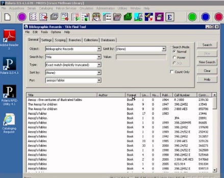 Screenshot of LEAP interface