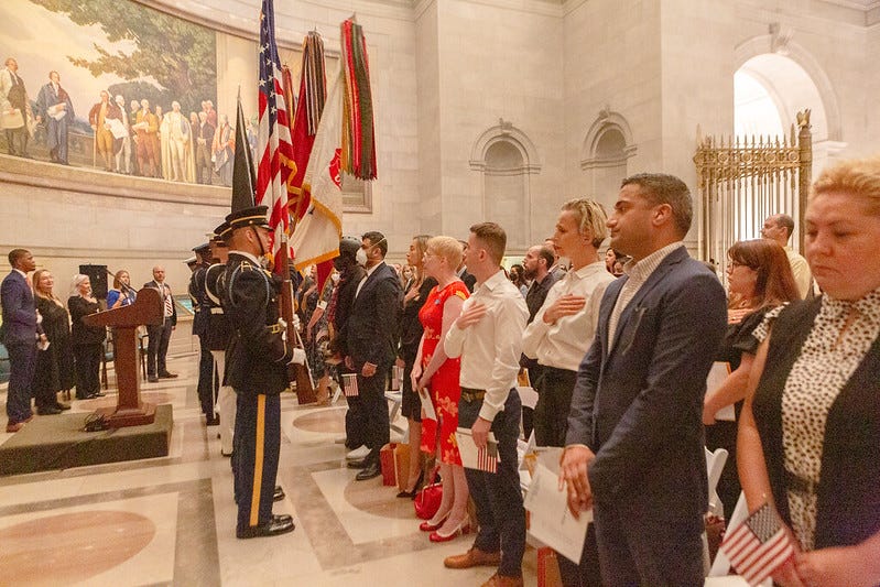 Naturalization Ceremony Tradition Resumes at National Archives | National  Archives