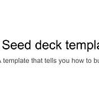 How do you build a seed deck that actually raises money? (We analysed 50+ Y-Combinator decks)