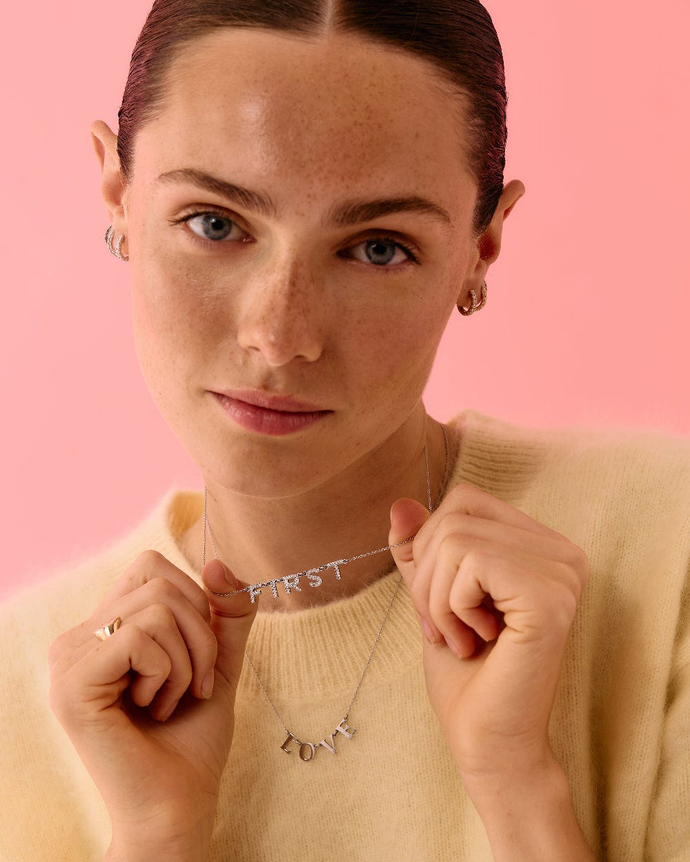 Personalised Gold Letter Necklace Personalised Gold Letter Necklace