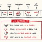 How to make a custom Claude Code status line
