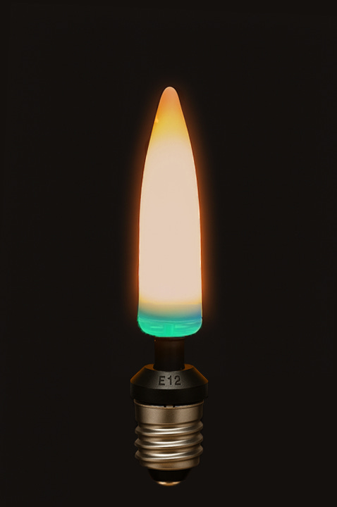 The Inspired Lightbulb - "Nonmoving" LED Bulb - Box of 2