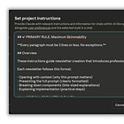 How to get Claude to write its own project instructions