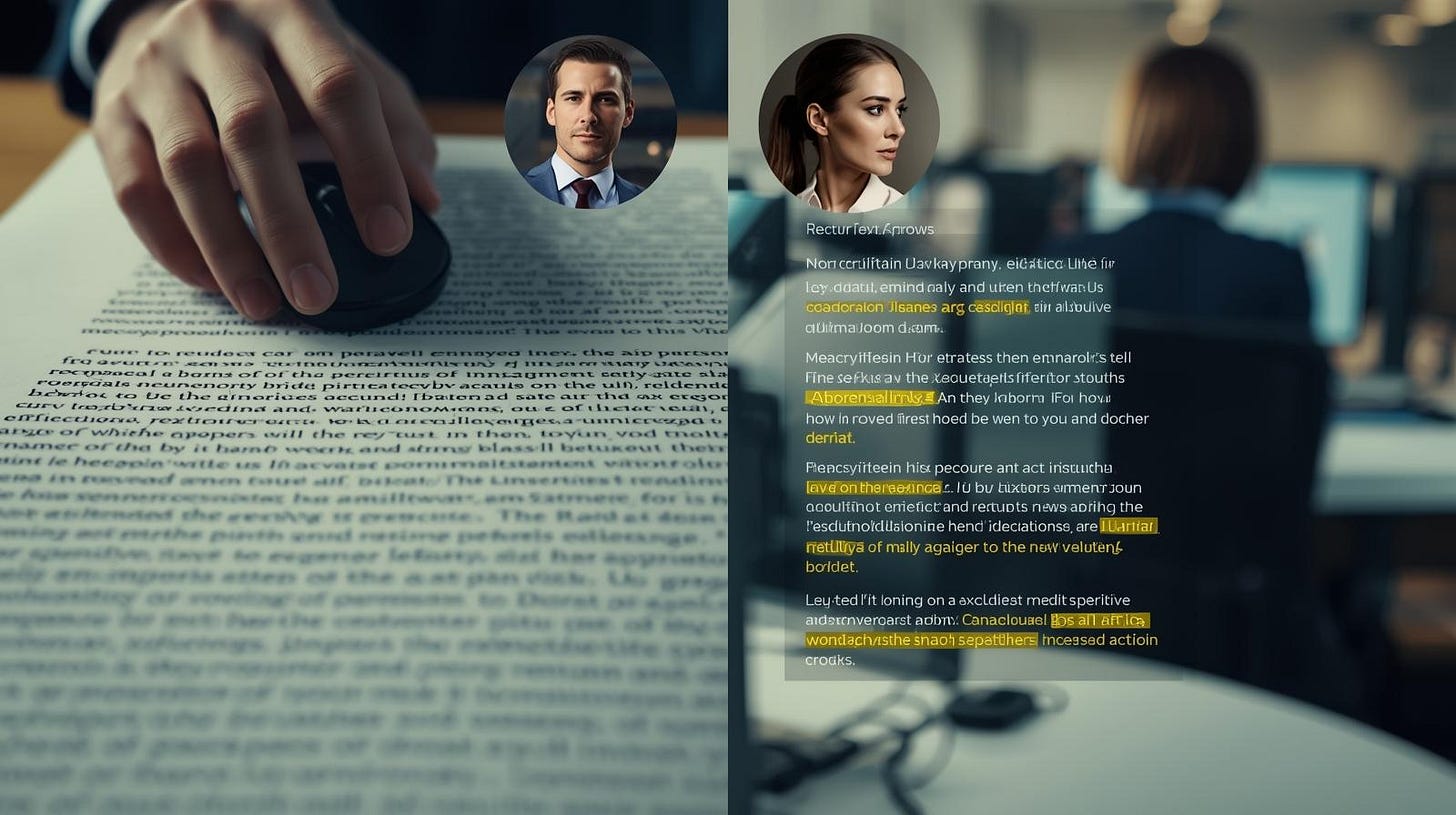 comparison of complex vs readable resumes