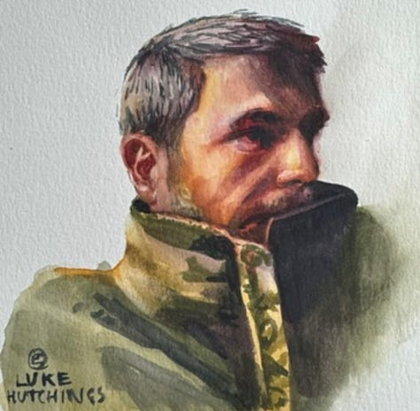 Multimedia hand painted portraits