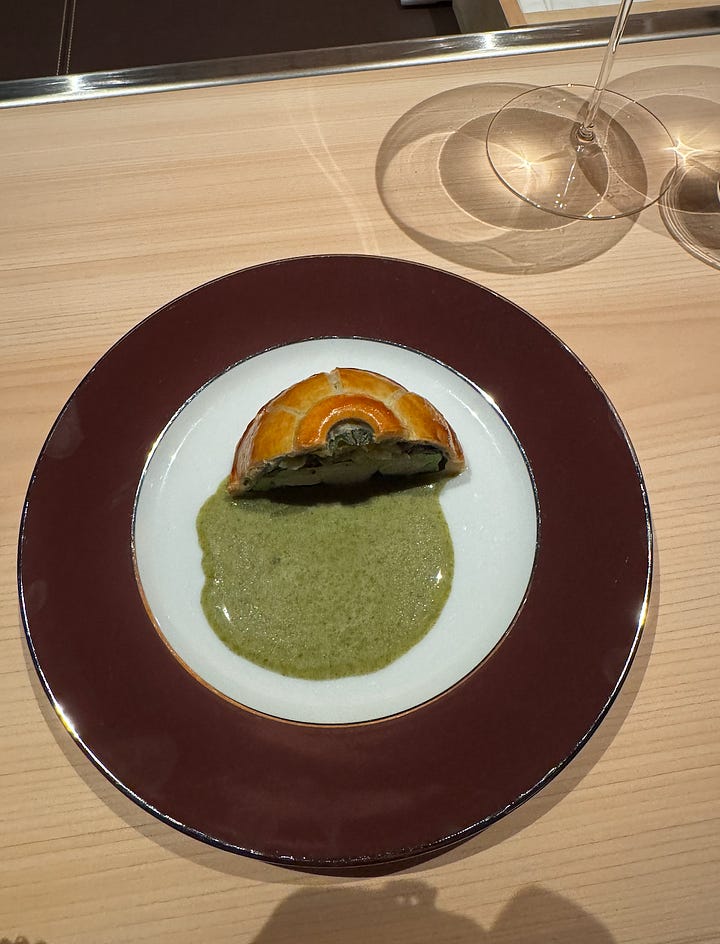 Inside YŪGIN, scallop wellington