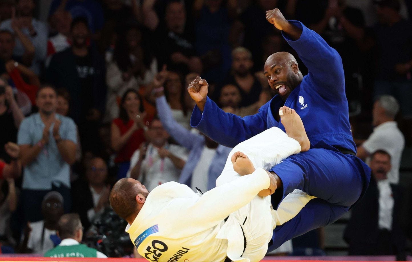 JO 2024 – Judo : C'était quoi ce « petit règlement de comptes » à solder  pour Riner avec le Géorgien ?