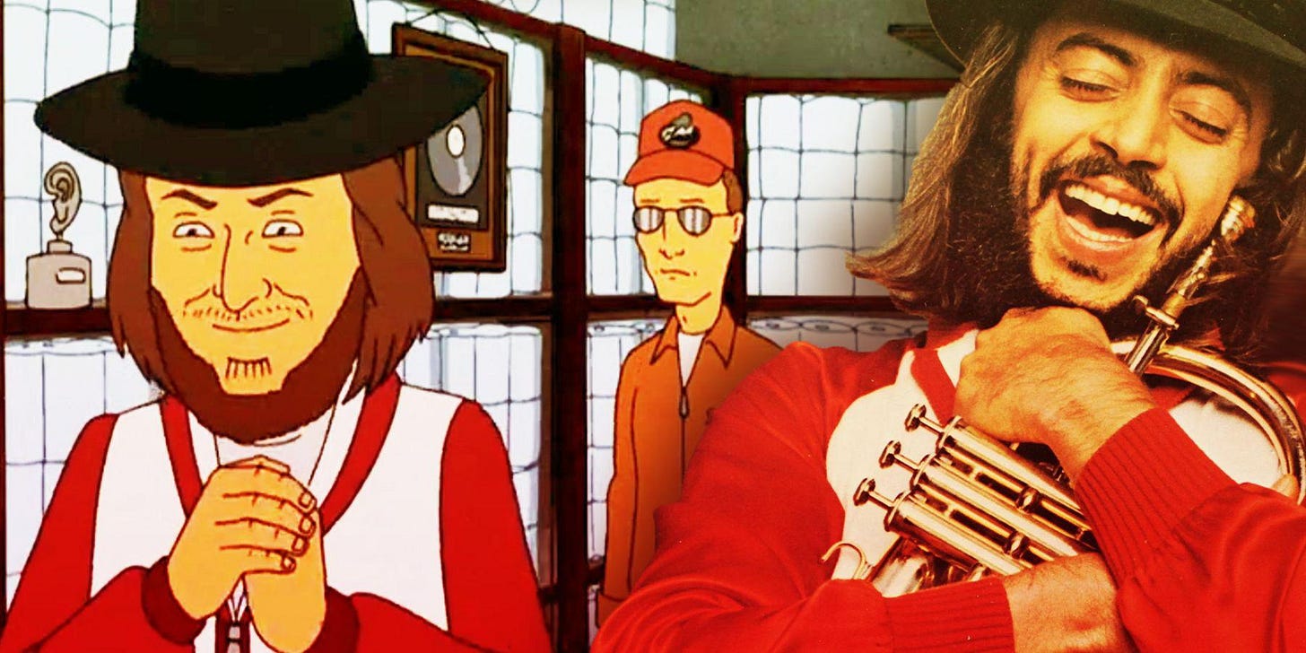 The greatest running gag in King of the Hill was Chuck Mangione :  r/KingOfTheHill