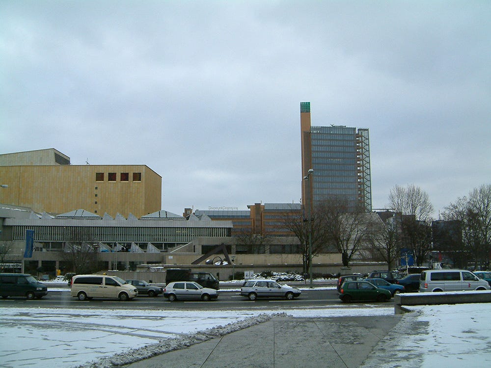 Photograph of the building on the Kulturforum, Berlin