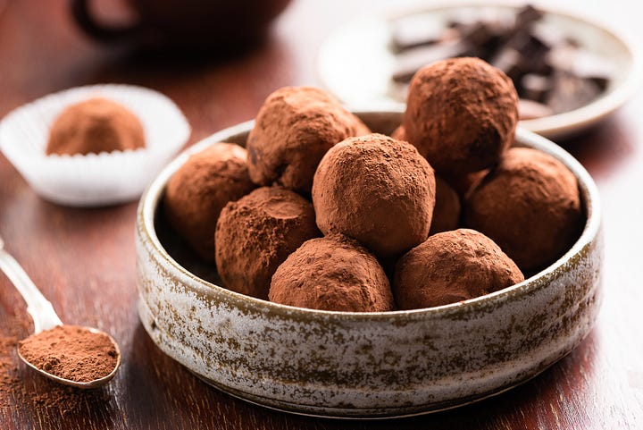 Onion Pye and Whiskey Truffles