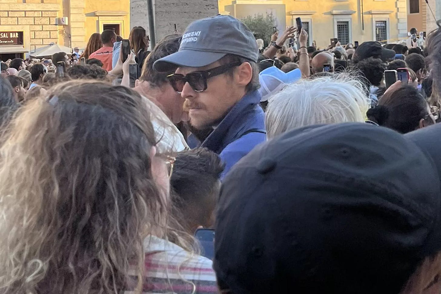 Harry Styles at New Pope Announcement in St. Peter's Square. TMX has not Verified that the Person in the Photo is Harry. 5/8/25