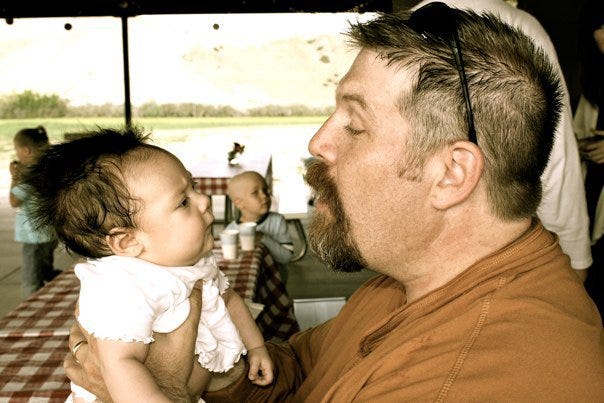 Jaime Buckley and his daughter