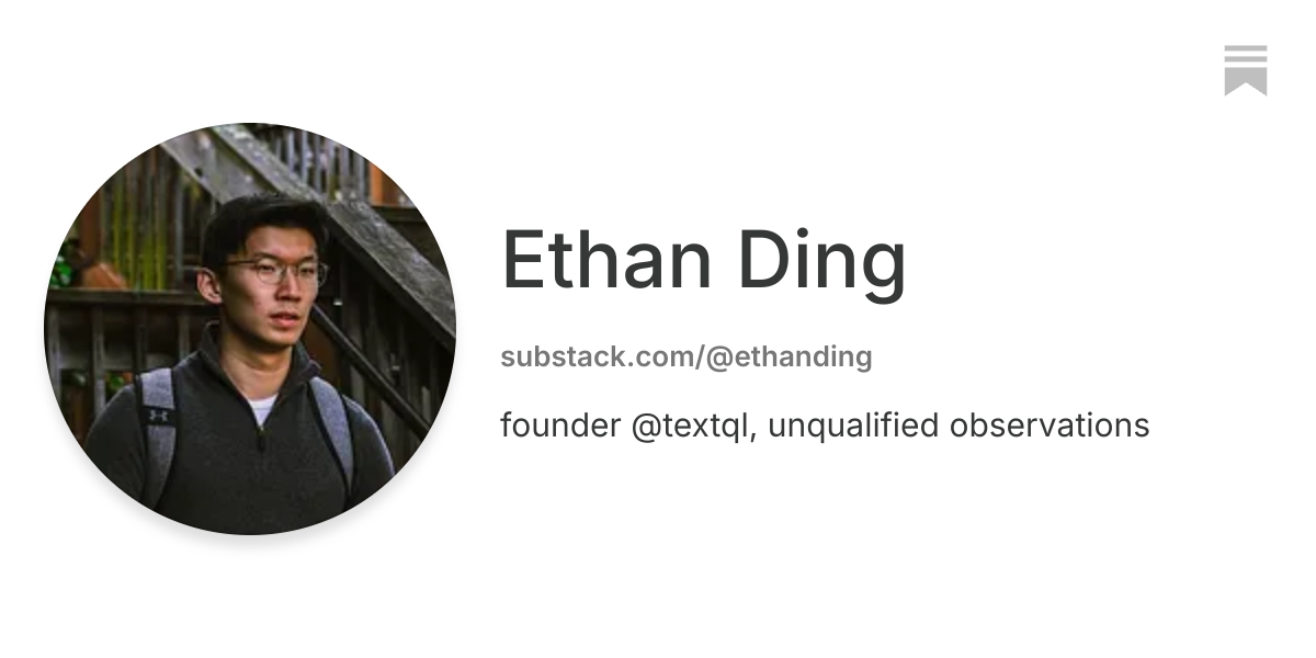 Ethan Ding | Substack