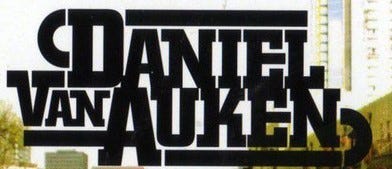 Official Stylized Logo Font reading Daniel Van Auken