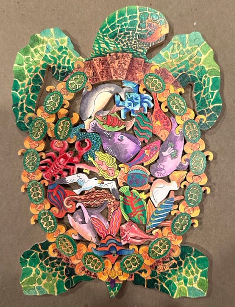 puzzles completed by Tyler Knott Gregson and Sarah Linden Gregson