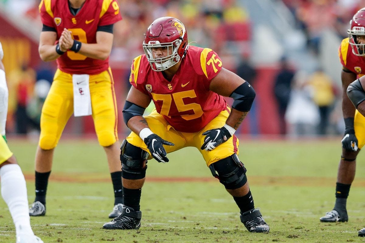 USC offensive lineman Alijah Vera-Tucker declares for 2021 ...