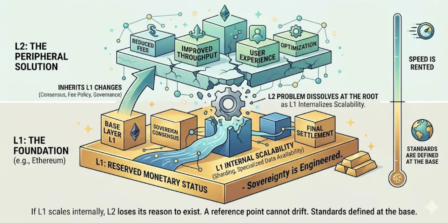 If finality is upstream-dependent, sovereignty is an illusion.