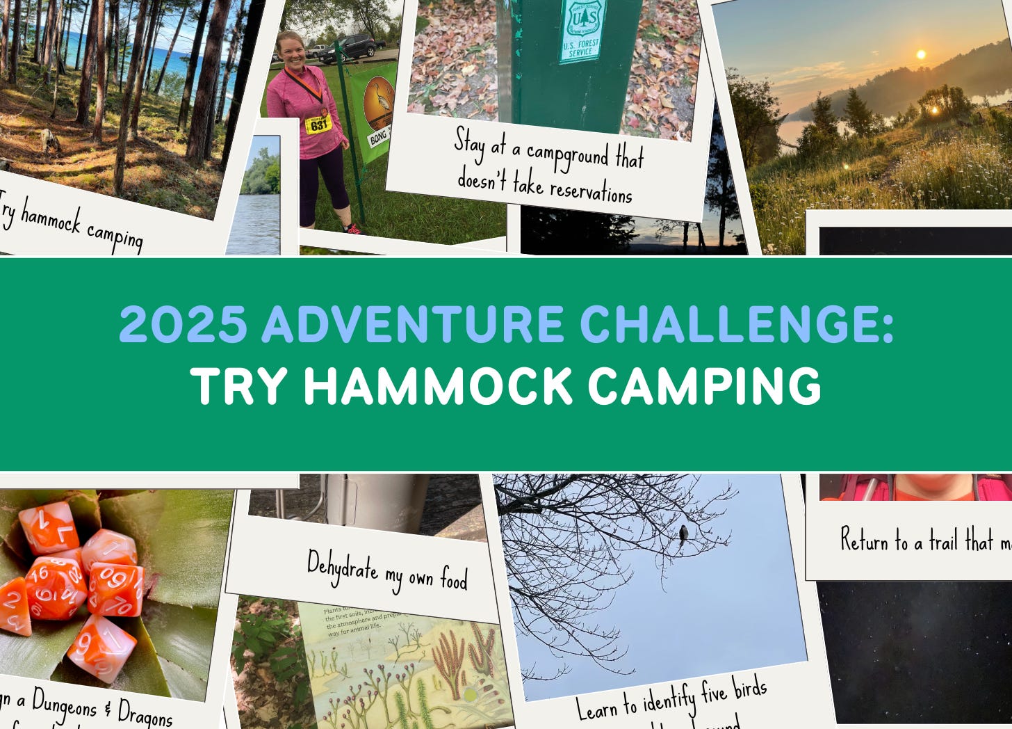 2025 Adventure Challenge: Try Hammock Camping