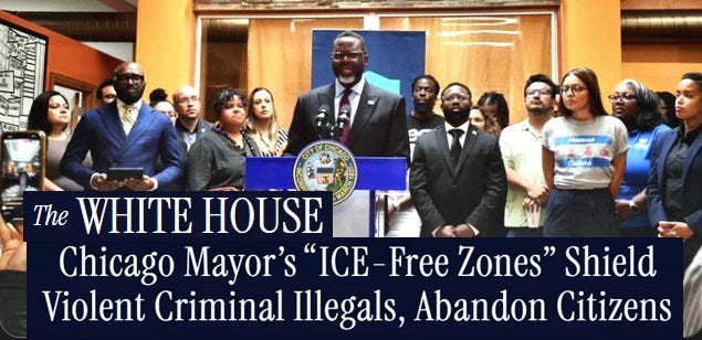 The White House Blasts Chicago Mayor Brandon Johnson&rsquo;s &ldquo;ICE-Free Zones&rdquo; Is it Time to Invoke the Insurrection Act?