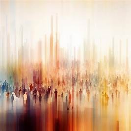 See related image detail. Premium AI Image | There are many people walking in a large group together generative ai