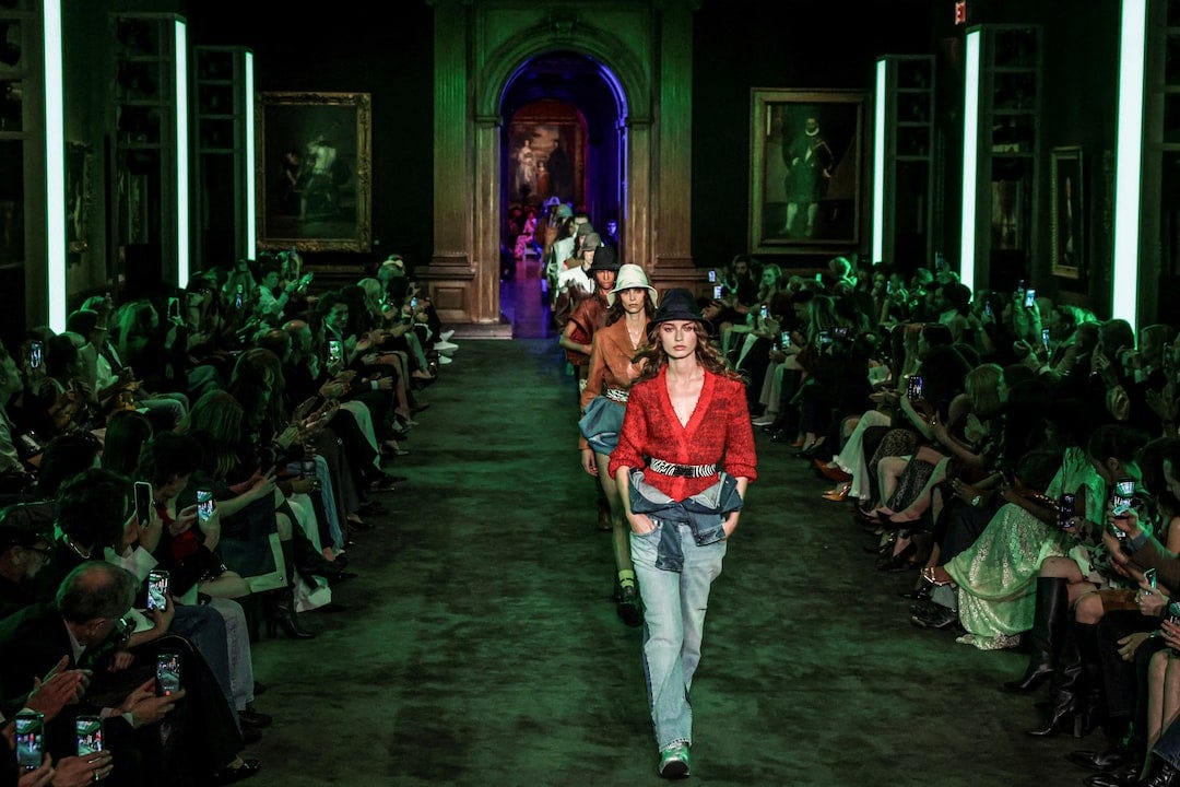 Louis Vuitton Cruise 2027 collection show in New York City