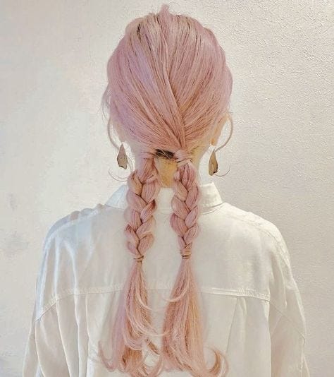 #momcut #couleurcheveux2024 #fishtailbraid #κούρεμαbob #blackhairwithblondemoneypiece