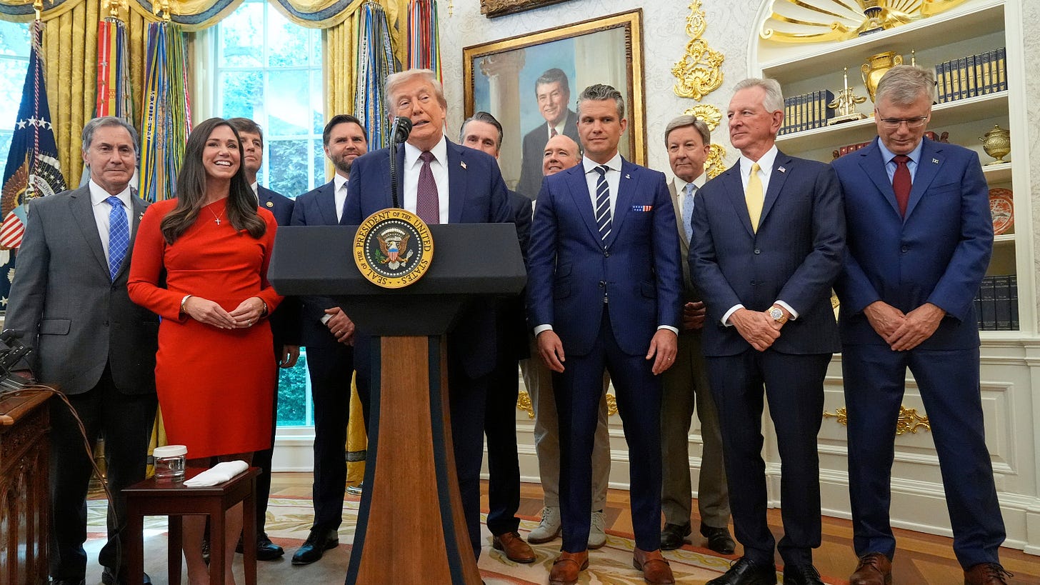 President Trump makes Oval Office announcement, announces Space Command  moving to Alabama - 6abc Philadelphia