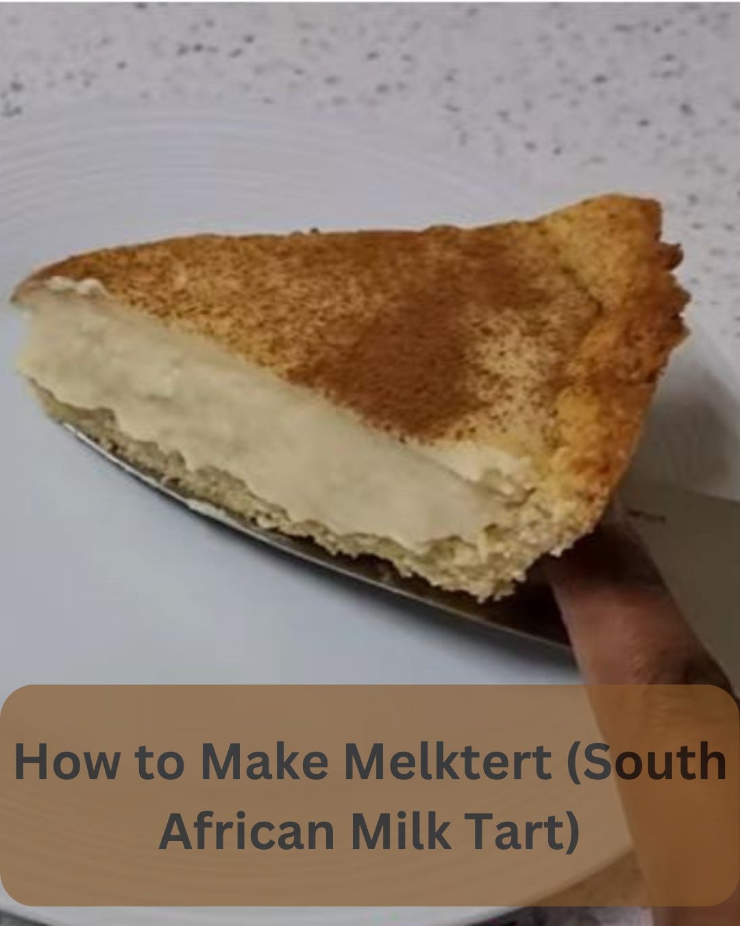 May be an image of text that says 'How to Make Melktert (S (South African Milk Tart)'