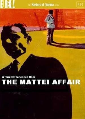 The Mattei Affair (aka Il Caso Mattei) (1972) film | CinemaParadiso.co.uk