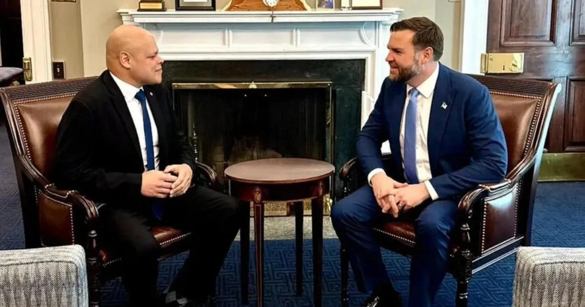 May be an image of the Oval Office and text