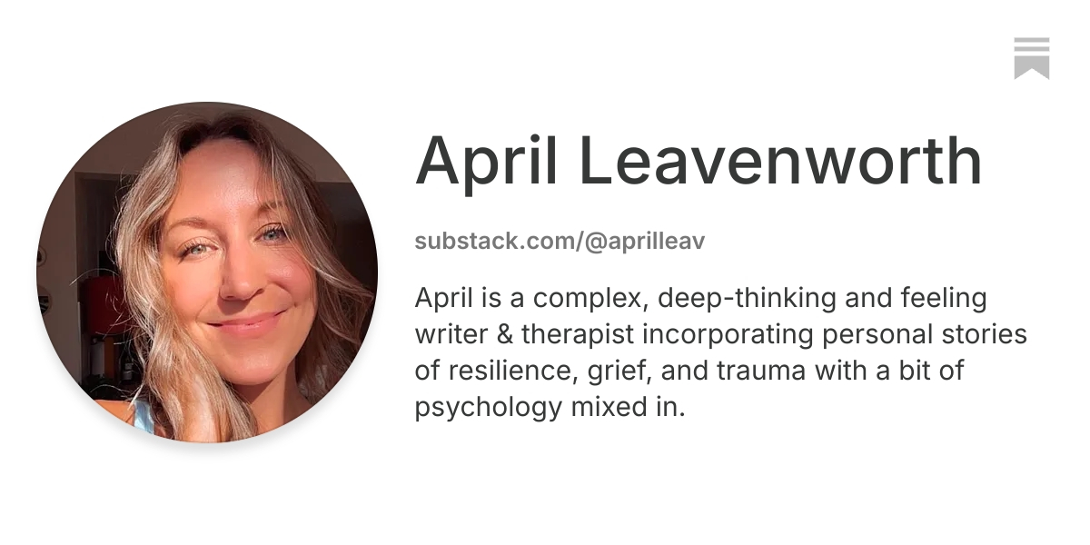 April Leavenworth | Substack