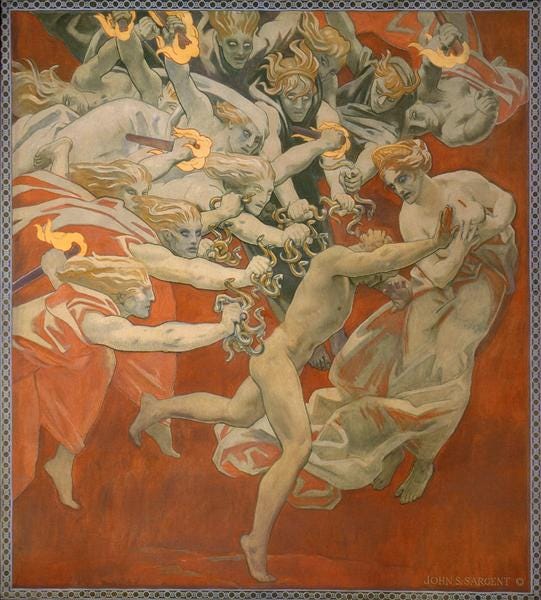 Orestes Pursued by the Furies, 1921 - John Singer Sargent ...