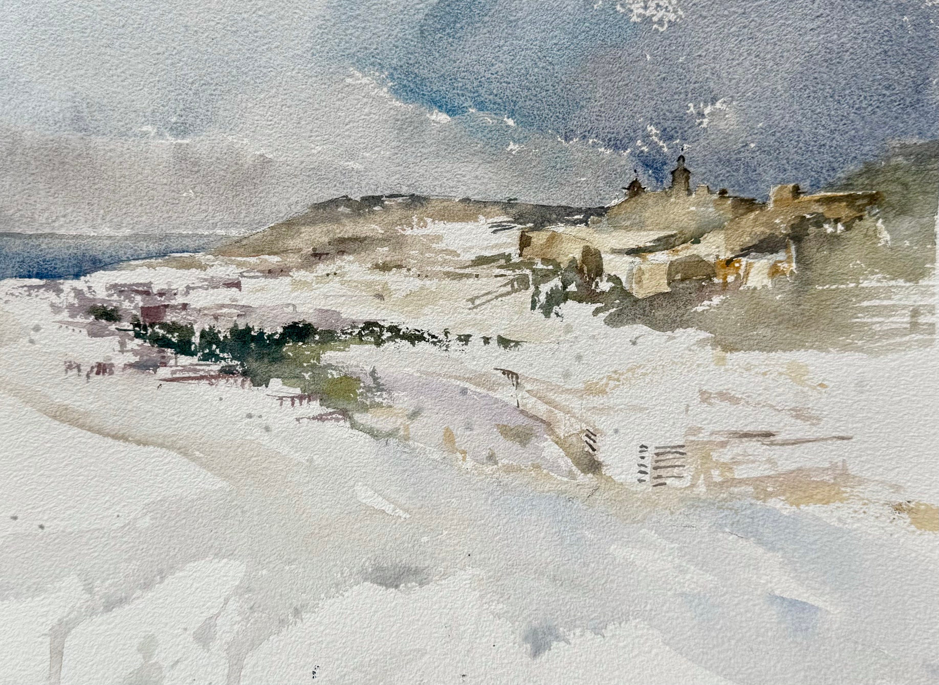 Plein Air Watercolours in Gozo, Malta