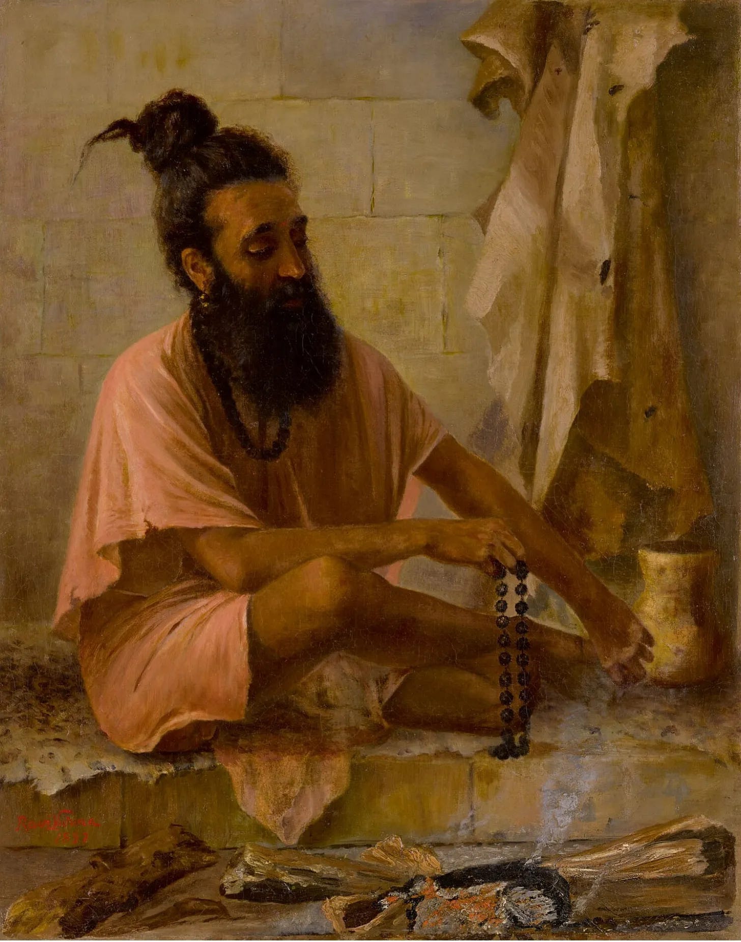 Raja Ravi Varma, Viśvāmitra, XIXe siècle Raja Ravi Varma, Viśvāmitra, XIXe siècle