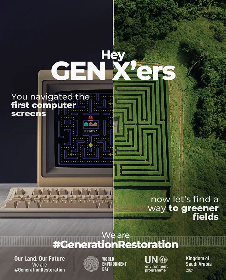 GenerationRestoration campaign UN Ennviroment Programme Osees insights