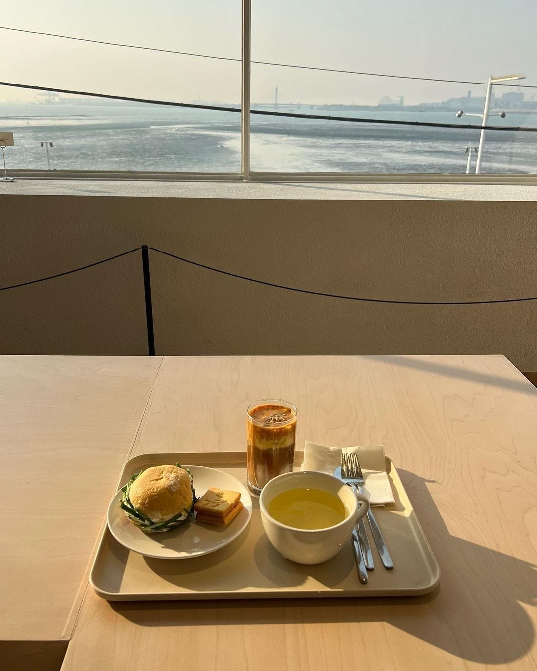 An Instagram  post added on Feb 23, 2024. The author is @chajinah_. May present: table, food, tableware, water, drinkware.