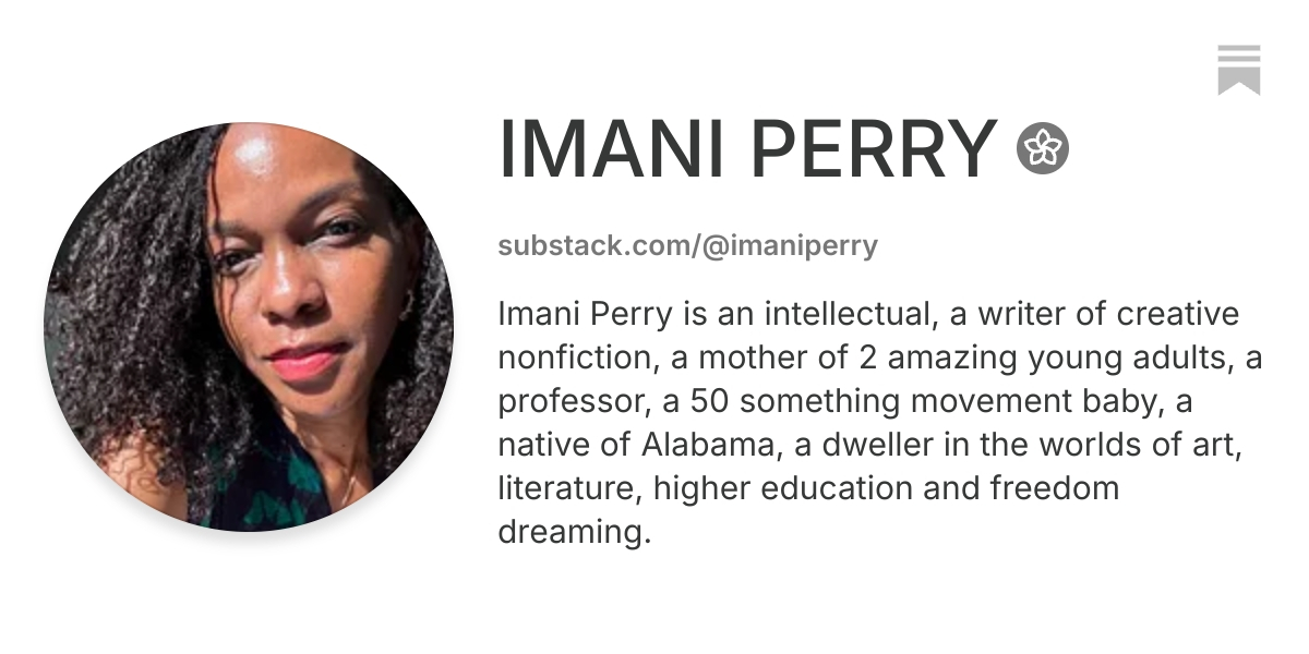 IMANI PERRY | Substack